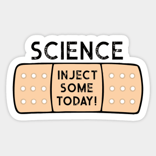 Inject Some Science Sticker